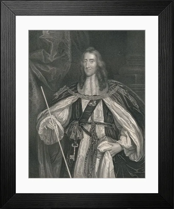 Framed Print : Edward Montagu, Earl of Manchester, 1660s, (early-mid 19th century). Creators: William Holl I Framed Print : Edward Montagu, Earl of Manchester, 1660s, (early-mid 19th century). Creators: William Holl I