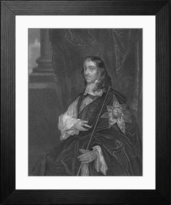 Framed Print : Thomas Wriothesley, Earl of Southampton, c1661, (early-mid 19th century). Creator: H Robinson Framed Print : Thomas Wriothesley, Earl of Southampton, c1661, (early-mid 19th century). Creator: H Robinson