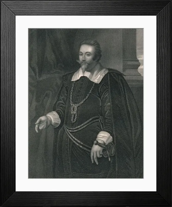 Framed Print : Francis, Lord Cottington, (early-mid 19th century). Creator: John Cochran Framed Print : Francis, Lord Cottington, (early-mid 19th century). Creator: John Cochran