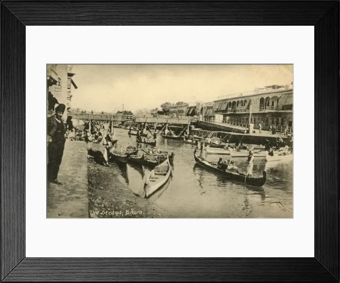 Framed Print : The Strand, Basra, c1918-c1939. Creator: Unknown Framed Print : The Strand, Basra, c1918-c1939. Creator: Unknown