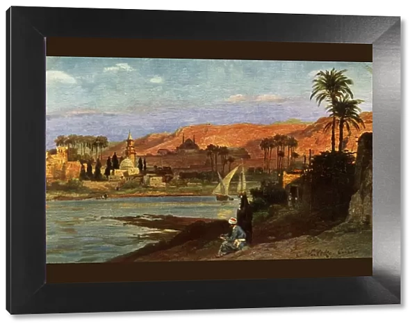 An evening in Giza, c1918-c1939. Creator: Unknown