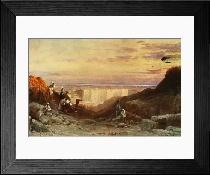 Framed Print : Al-Hayat Helouan, c1918-c1939. Creator: Unknown Framed Print : Al-Hayat Helouan, c1918-c1939. Creator: Unknown