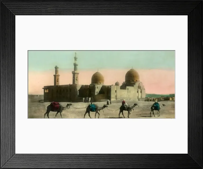 Framed Print : Cairo: The Khalifa Tombs, c1918-c1939. Creator: Unknown Framed Print : Cairo: The Khalifa Tombs, c1918-c1939. Creator: Unknown