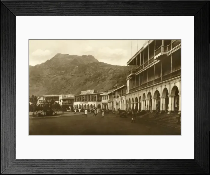 Framed Print : Round the Crescent, Aden, c1918-c1939. Creator: Unknown Framed Print : Round the Crescent, Aden, c1918-c1939. Creator: Unknown