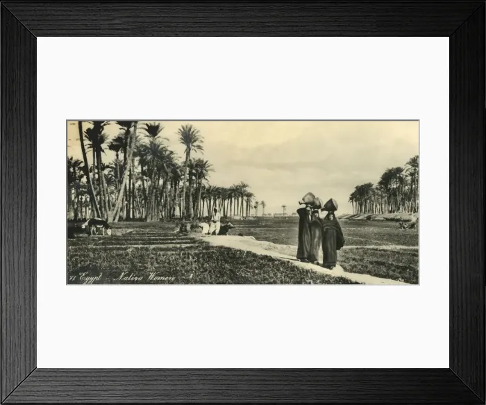 Framed Print : Egypt - Native Women, c1918-c1939. Creator: Unknown Framed Print : Egypt - Native Women, c1918-c1939. Creator: Unknown