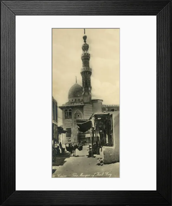 Framed Print : Cairo - The Mosque of Kait Bey, c1918-c1939. Creator: Unknown Framed Print : Cairo - The Mosque of Kait Bey, c1918-c1939. Creator: Unknown