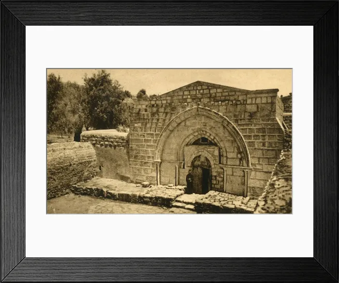 Framed Print : Jerusalem - Church of the Virgin, c1918-c1939. Creator: Unknown Framed Print : Jerusalem - Church of the Virgin, c1918-c1939. Creator: Unknown