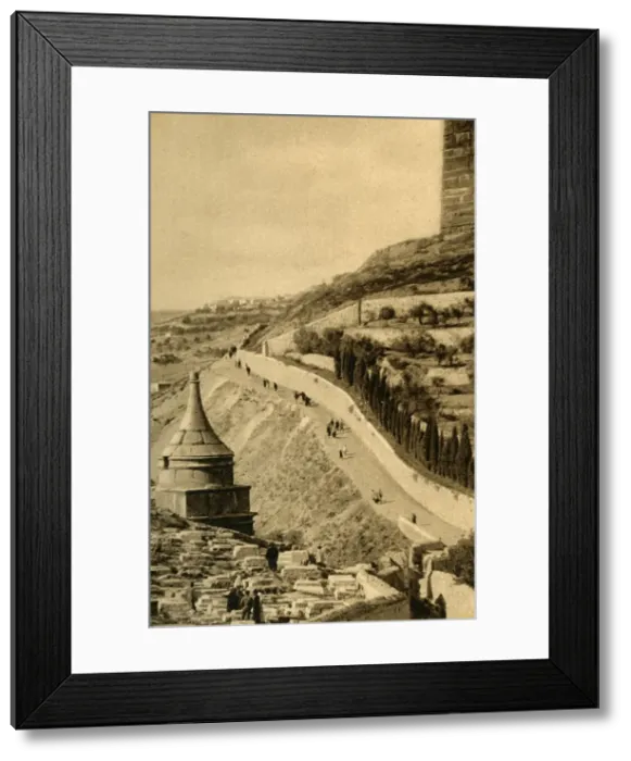 Framed Print : Jerusalem - Tomb of Absalom, c1918-c1939. Creator: Unknown Framed Print : Jerusalem - Tomb of Absalom, c1918-c1939. Creator: Unknown