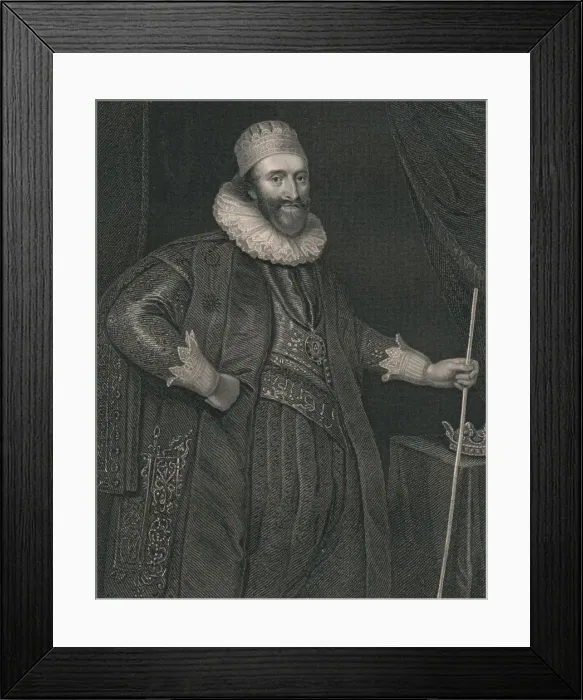 Framed Print : Lodowick Stuart, Duke of Richmond. From the original of Van Somer, in the collection Framed Print : Lodowick Stuart, Duke of Richmond. From the original of Van Somer, in the collection
