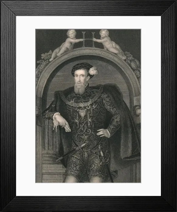 Framed Print : Henry Howard, Earl of Surrey, c1546, (early-mid 19th century). Creator: John Cochran Framed Print : Henry Howard, Earl of Surrey, c1546, (early-mid 19th century). Creator: John Cochran