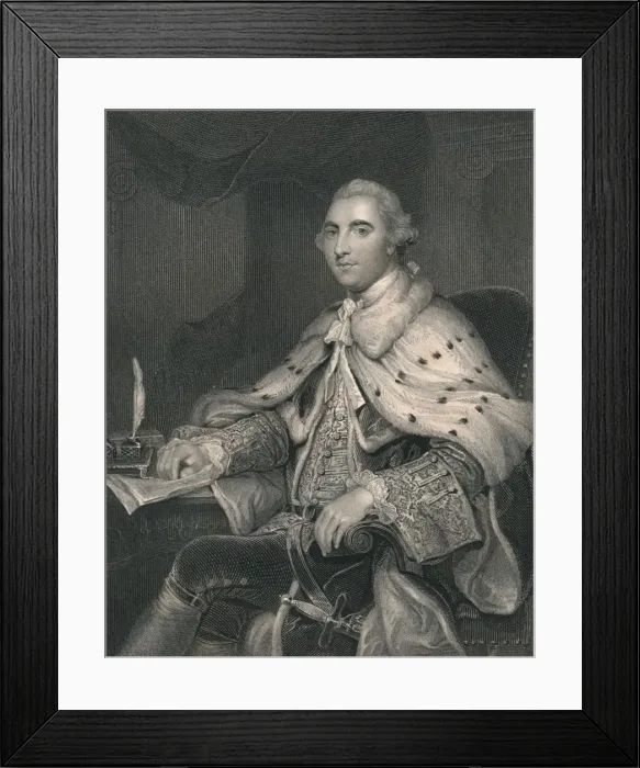 Framed Print : William Fitz-Maurice Petty, First Marquis of Lansdowne, c1766, (early-mid 19th century) Framed Print : William Fitz-Maurice Petty, First Marquis of Lansdowne, c1766, (early-mid 19th century)