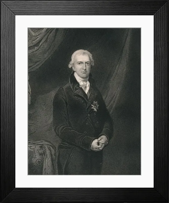 Framed Print : Robert Banks Jenkinson, Earl of Liverpool, c1820, (mid 19th century). Creator: H Robinson Framed Print : Robert Banks Jenkinson, Earl of Liverpool, c1820, (mid 19th century). Creator: H Robinson
