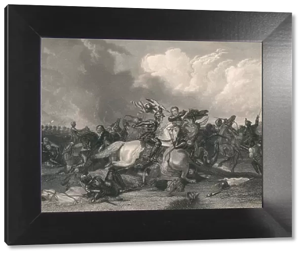 Richard III. and the Earl of Richmond at the Battle of Bosworth, 1485, (mid 19th century)