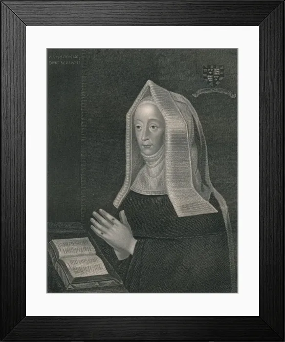 Framed Print : Margaret of Lancaster. Mother of Henry VII Framed Print : Margaret of Lancaster. Mother of Henry VII