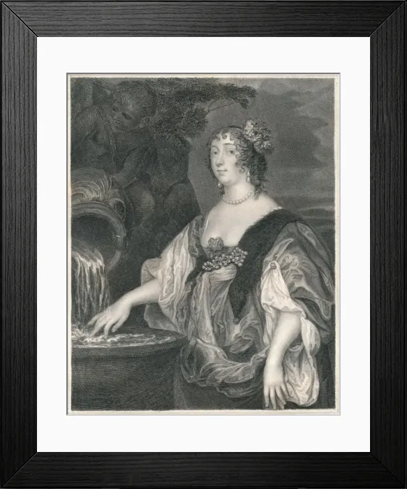 Framed Print : Lucy Percy, Countess of Carlisle, c1635-1637, (early-mid 19th century). Creator Framed Print : Lucy Percy, Countess of Carlisle, c1635-1637, (early-mid 19th century). Creator