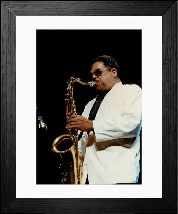 Framed Print : Frank Wess, possibly 1990s. Creator: Brian Foskett Framed Print : Frank Wess, possibly 1990s. Creator: Brian Foskett