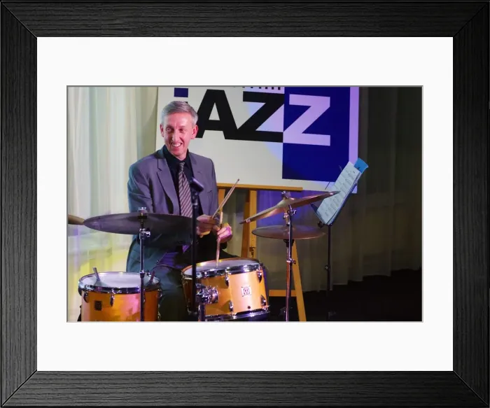 Framed Print : Steve Brown, Watermill Jazz Club, Dorking, Surrey, 2. 12. 19. Creator: Brian O Connor Framed Print : Steve Brown, Watermill Jazz Club, Dorking, Surrey, 2. 12. 19. Creator: Brian O Connor