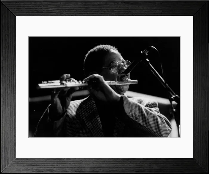 Framed Print : Frank Wess, Union Chapel, London, 1995. Creator: Brian Foskett Framed Print : Frank Wess, Union Chapel, London, 1995. Creator: Brian Foskett