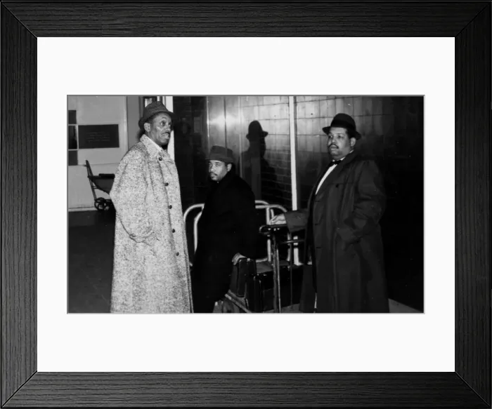 Framed Print : Nat and Cannonball Adderley, Royal Festival Hall, London, 1960. Creator: Brian Foskett Framed Print : Nat and Cannonball Adderley, Royal Festival Hall, London, 1960. Creator: Brian Foskett