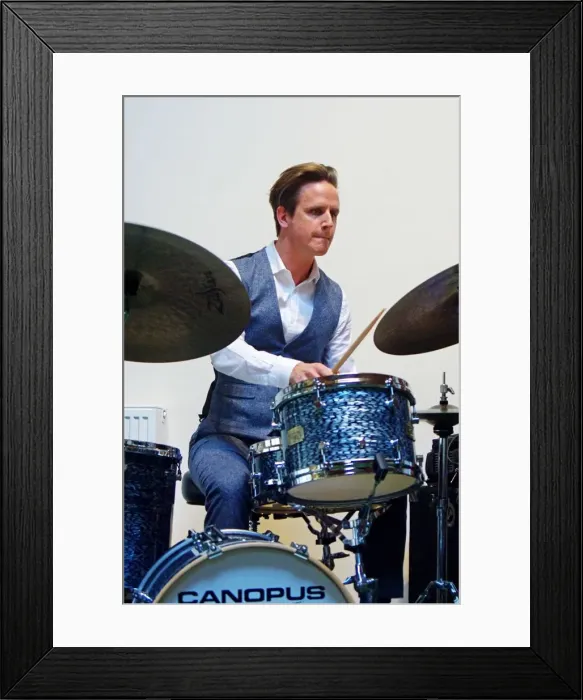 Framed Print : Chris Higginbottom - James Pearson Trio, NJA Methodist Church, Loughton, Essex, 2 Framed Print : Chris Higginbottom - James Pearson Trio, NJA Methodist Church, Loughton, Essex, 2