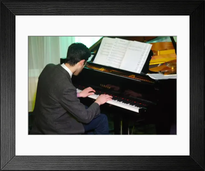 Framed Print : Gabriel Latchin, Watermill Jazz Club, Dorking, Surrey, 2. 12. 19. Creator: Brian O Connor Framed Print : Gabriel Latchin, Watermill Jazz Club, Dorking, Surrey, 2. 12. 19. Creator: Brian O Connor