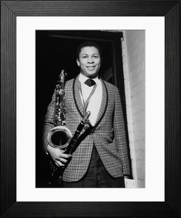 Framed Print : Frank Foster, 1960s. Creator: Brian Foskett Framed Print : Frank Foster, 1960s. Creator: Brian Foskett