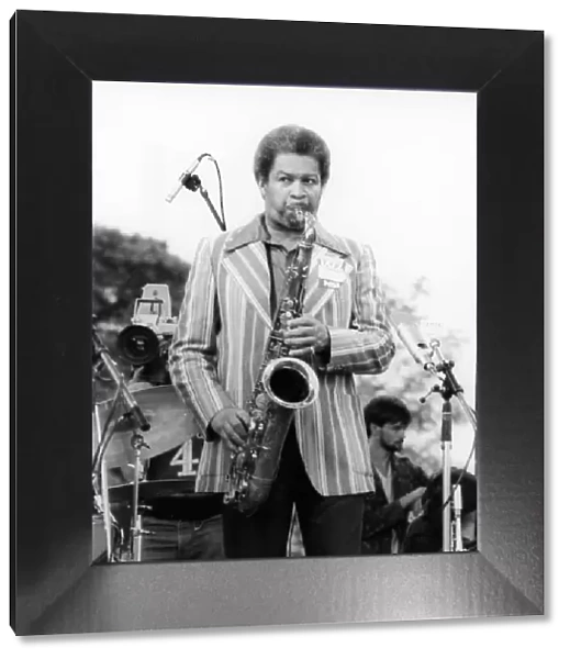 Frank Foster, Capital Jazz Festival, Knebworth, Herts, July 1982. Creator: Brian Foskett