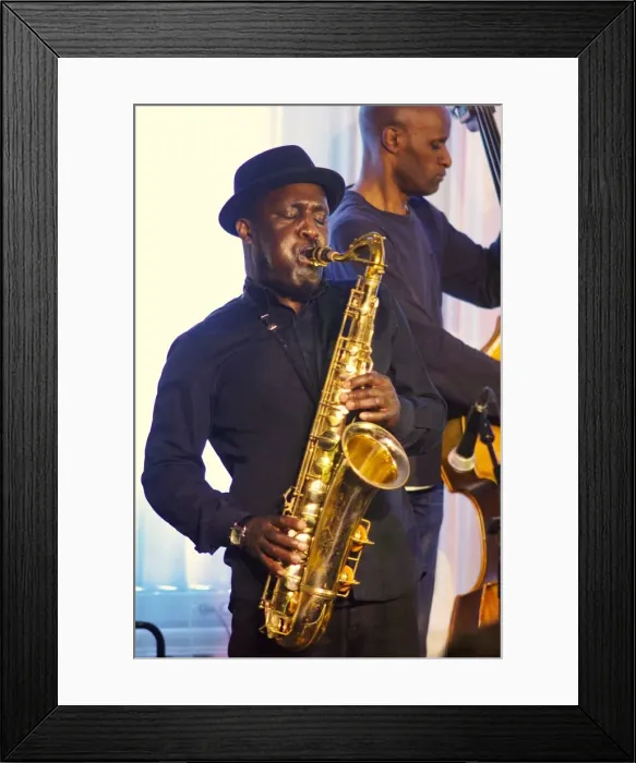 Framed Print : Tony Kofi, Watermill Jazz Club, Dorking, Surrey, 01. 22. 19. Creator: Brian O Connor Framed Print : Tony Kofi, Watermill Jazz Club, Dorking, Surrey, 01. 22. 19. Creator: Brian O Connor