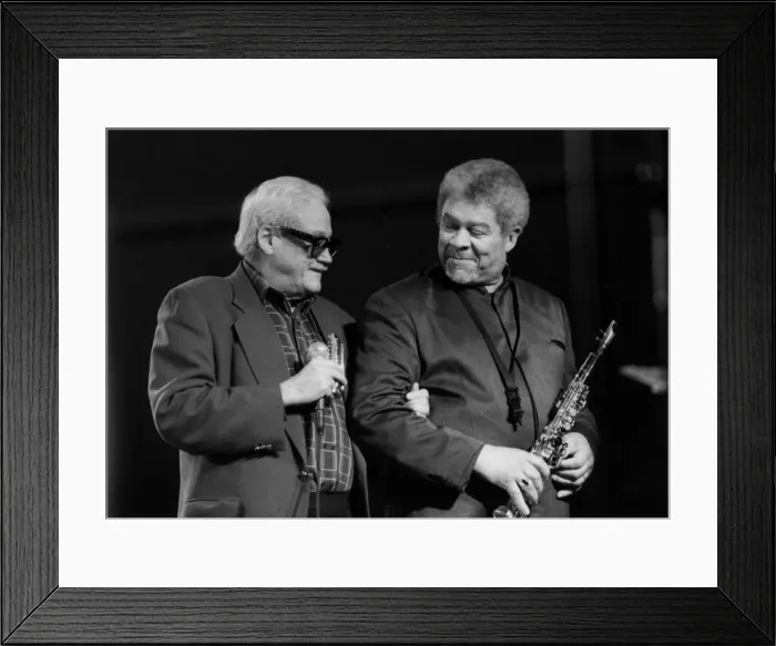 Framed Print : Frank Foster Music Nights, Mstricht, 1994. Creator: Brian Foskett Framed Print : Frank Foster Music Nights, Mstricht, 1994. Creator: Brian Foskett
