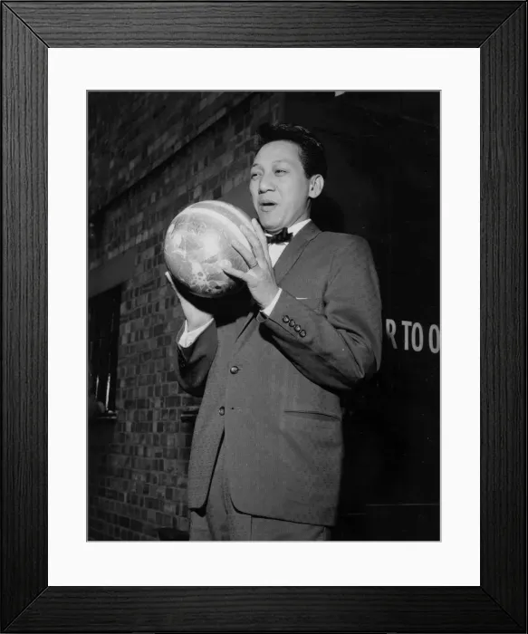 Framed Print : Danny Barcelona off stage on Day 2, Finsbury Park Astoria, London, 1962. Creator: Brian Foskett Framed Print : Danny Barcelona off stage on Day 2, Finsbury Park Astoria, London, 1962. Creator: Brian Foskett