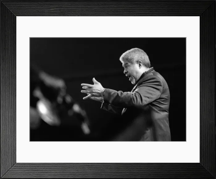 Framed Print : Frank Foster Music Nights, Mstricht, 1994. Creator: Brian Foskett Framed Print : Frank Foster Music Nights, Mstricht, 1994. Creator: Brian Foskett