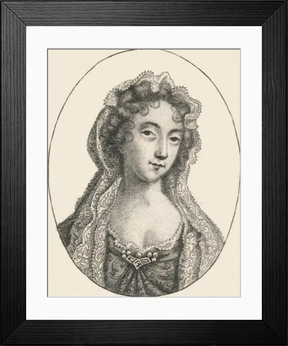 Framed Print : Elizabeth Dutchess of Albemarle, 1734. Creator: Unknown Framed Print : Elizabeth Dutchess of Albemarle, 1734. Creator: Unknown