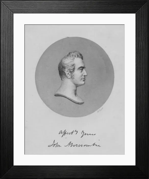 Framed Print : John Abercrombie, (c1850). Creator: Francis Croll