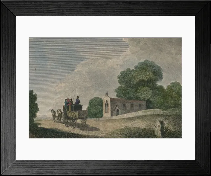 Framed Print : The Mile-Stone. CXI, 19th century? Creator: Unknown Framed Print : The Mile-Stone. CXI, 19th century? Creator: Unknown