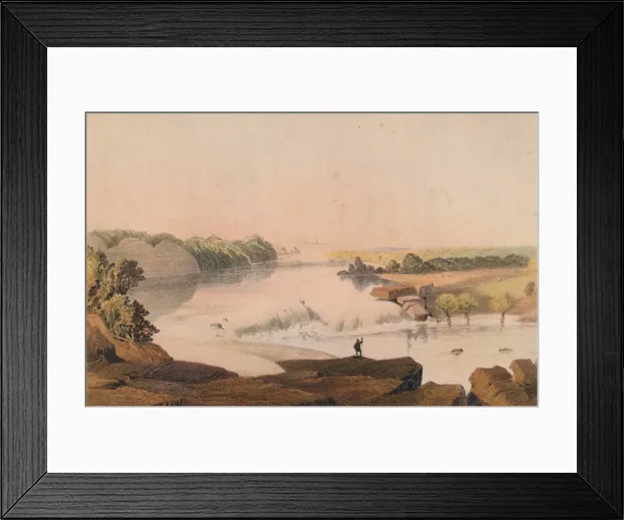 Framed Print : Falls of the Rio Salado, 1857-1859. Creator: Sarony, Major and Knapp Framed Print : Falls of the Rio Salado, 1857-1859. Creator: Sarony, Major and Knapp
