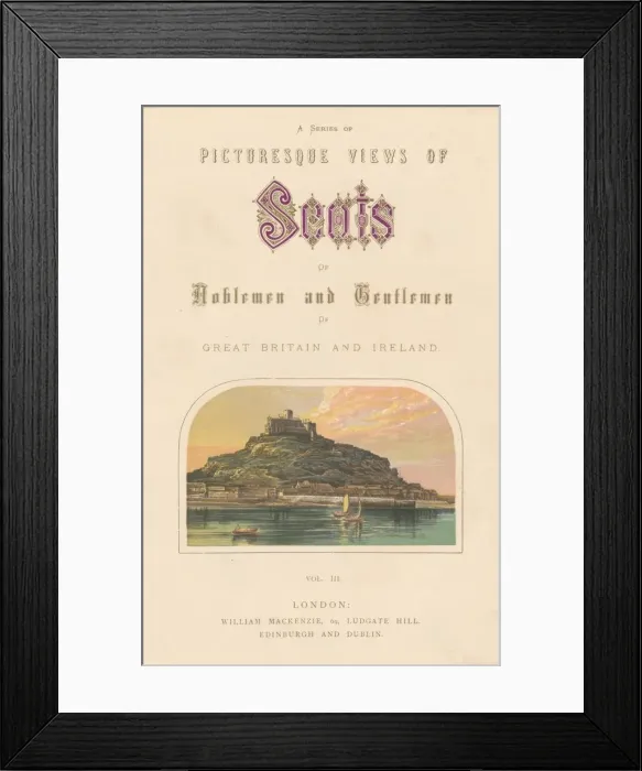 Framed Print : St Michaels Mount, c1880. Creator: Unknown Framed Print : St Michaels Mount, c1880. Creator: Unknown