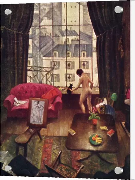 A Studio in Montparnasse, c1926, (1935). Creator: CRW Nevinson