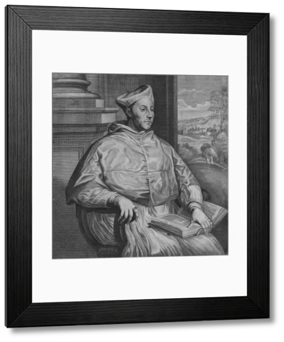 Framed Print : Antonio Pallavicini Gentili, 1520s?, (1660s). Creator: Arnold de Jode Framed Print : Antonio Pallavicini Gentili, 1520s?, (1660s). Creator: Arnold de Jode