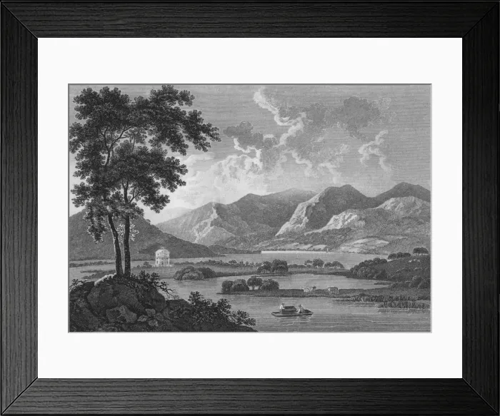 Framed Print : Winnandermere - Lake, 1784. Creator: Samuel Middiman Framed Print : Winnandermere - Lake, 1784. Creator: Samuel Middiman