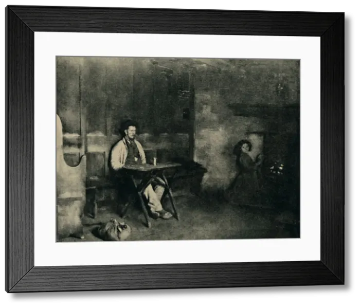 Framed Print : Hard Times, 1886, (1935). Creator: Unknown Framed Print : Hard Times, 1886, (1935). Creator: Unknown