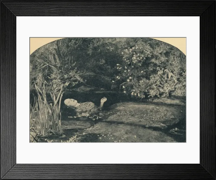Framed Print : Ophelia, c1852, (1935). Creator: WF Mansell Framed Print : Ophelia, c1852, (1935). Creator: WF Mansell