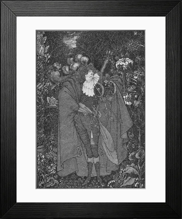 Framed Print : The Abbe, 1896, (1935). Creator: Aubrey Beardsley Framed Print : The Abbe, 1896, (1935). Creator: Aubrey Beardsley