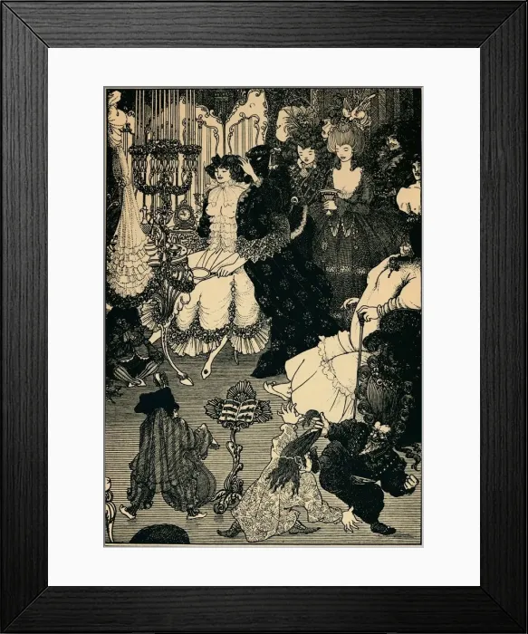 Framed Print : The Toilet of Helen, 1890s, (1935). Creator: Aubrey Beardsley Framed Print : The Toilet of Helen, 1890s, (1935). Creator: Aubrey Beardsley
