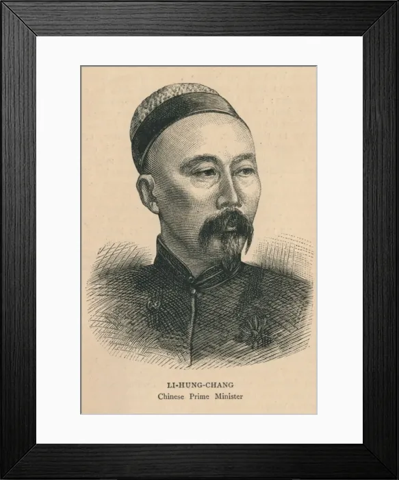 Framed Print : Li-Hung Chang, Chinese Prime Minister, late 19th century. Creator: Unknown