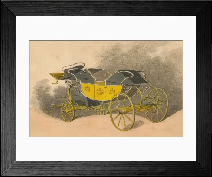 Framed Print : Patent Landau, 1809. Creator: Unknown Framed Print : Patent Landau, 1809. Creator: Unknown