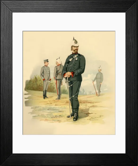 Framed Print : The 2nd Queens Own Rifles (Canada), 1890. Creator: Godfrey Douglas Giles Framed Print : The 2nd Queens Own Rifles (Canada), 1890. Creator: Godfrey Douglas Giles