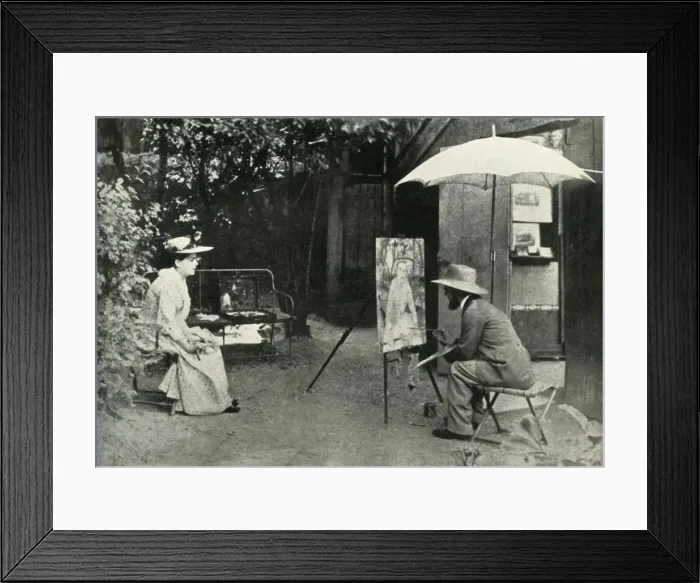 Framed Print : Toulouse-Lautrec painting Berthe la Sourde, 1890, (1947). Creator: Maurice Joyant Framed Print : Toulouse-Lautrec painting Berthe la Sourde, 1890, (1947). Creator: Maurice Joyant