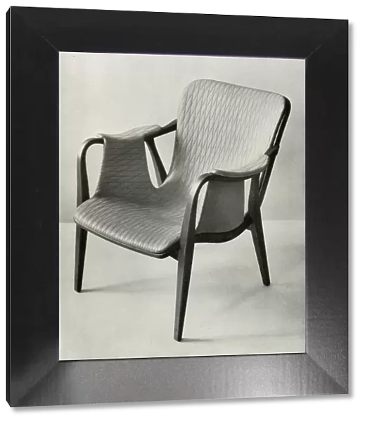 Framed chair, Designed by Axel Larsen for the Institute of Handicrafts, Stockholm
