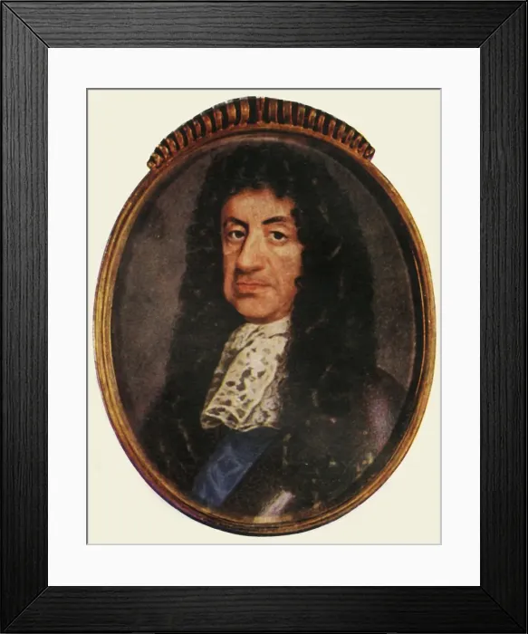 Framed Print : King Charles II, c1680, (1947). Creator: Unknown Framed Print : King Charles II, c1680, (1947). Creator: Unknown