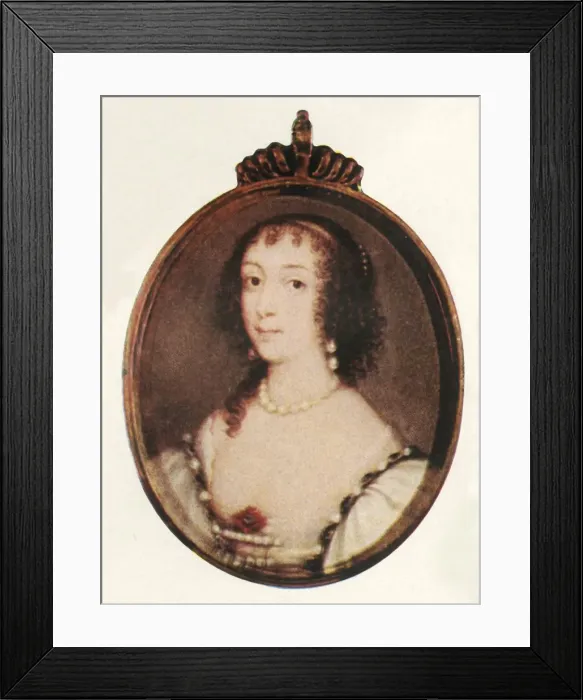Framed Print : Queen Henrietta Maria, c1640-1643, (1947). Creator: Unknown Framed Print : Queen Henrietta Maria, c1640-1643, (1947). Creator: Unknown
